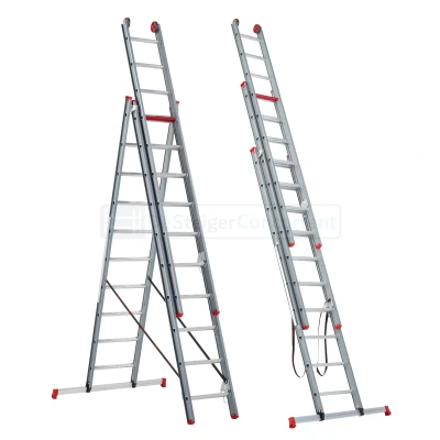 Afbeelding van Altrex 3 delige reformladder Atlantis 3x10 sporten