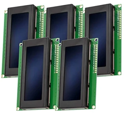 Afbeelding van AZDelivery 5 x HD44780 2004 LCD Display 4x20 Tekens Blauw compatibel met Arduino Inclusief E Book!