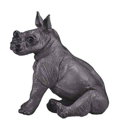 Afbeelding van Mojo Wildlife speelgoed Neushoorn Baby Zittend 387257