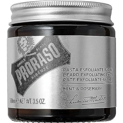 Afbeelding van Proraso Single Blade baard exfoliant scrub crème Mint &amp; Rosemary 100ml