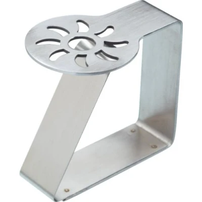 Afbeelding van Kitchen Craft Tafeldoekklemmen, roestvrij staal, zonnemotief, 4 stuks