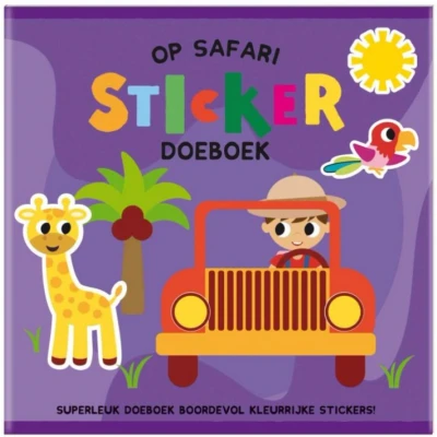 Afbeelding van Op Safari Sticker Doeboek (set van 4)