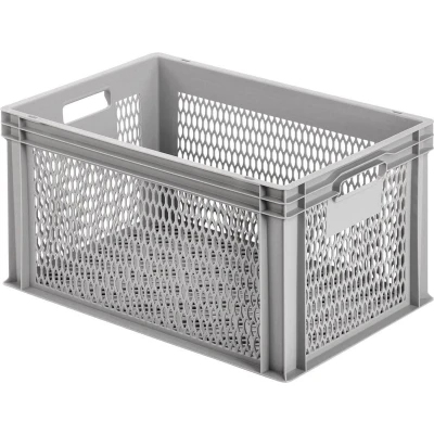 Afbeelding van Alutec 75070 Kunststofbox Met raster (b x h d) 600 320 400 mm Grijs 1 stuk(s)