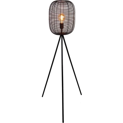 Afbeelding van EGLO Rinroe Vloerlamp E27 140,5 cm Zwart