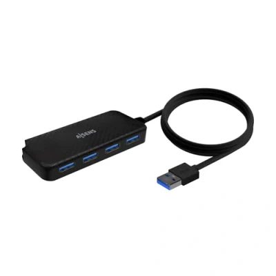Afbeelding van Hub USB Aisens A106 0714 Zwart (1 Stuks)