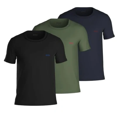 Afbeelding van BOSS Tshirtrn 3p klassiek ondergoed T shirt heren, Open Diversen 986