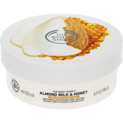 Afbeelding van The Body Shop Butter 200ml ALMOND MILK &amp; HONEY