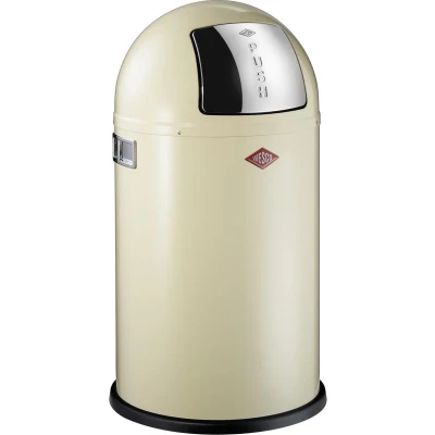 Afbeelding van Wesco Pushboy Junior Prullenbak 22 l Amandel