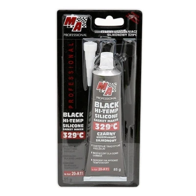 Afbeelding van MA PROFESSIONAL 20 A11 Afdichtmiddel, kit Tube 85 Permanent elastisch, Oliebestendig Zwart