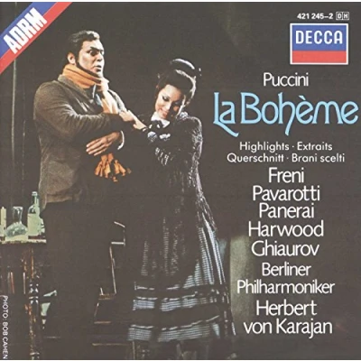 Afbeelding van Mirella Freni, Luciano Pavarotti, Elizabeth Harwood Puccini: La Bohème Highlights (CD) (Highlights)