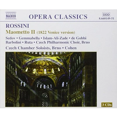 Afbeelding van Brno Czech Chamber Soloists, Philharmonic Choir Rossini: Maometto II (3 CD)