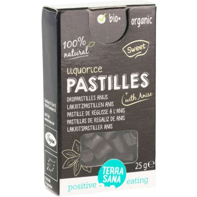 Afbeelding van TerraSana Droppastilles anijs bio (25g)