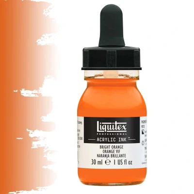 Afbeelding van Liquitex Professional Acrylic Ink! Bright Orange 30ml 720 4260720
