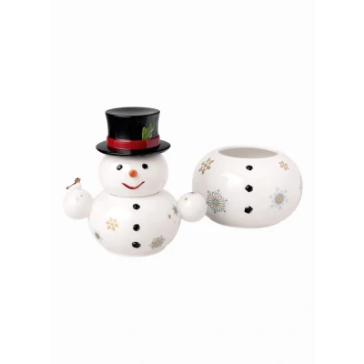 Afbeelding van Villeroy &amp; Boch Sneeuwpop Opbergdoos Gebroken Wit