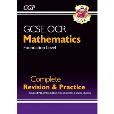 Afbeelding van CGP OCR GCSE Maths New Complete Revision &amp; Practice: Foundation (with Online Ed, Videos Quizzes): for the 2025 and 2026 exams