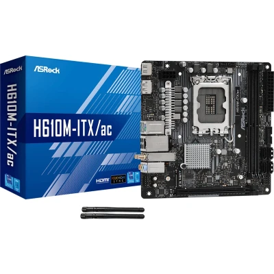 Afbeelding van ASRock H610M ITX/ac Moederbord