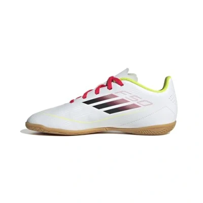 Afbeelding van adidas F50 CLUB Voetbalschoenen Indoor Kids Voetbalschoenen, uniseks, kinderen, Ftwr Wit/Core Zwart/Zonnegeel