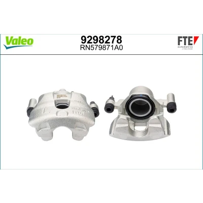 Afbeelding van FTE 9298278 Remklauw Grijs Gietijzer Vooras links Zonder houder MAZDA: 6 Saloon, Hatchback