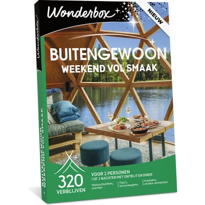 Afbeelding van Wonderbox Cadeaubon Buitengewoon weekend vol smaak