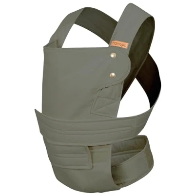 Afbeelding van Marsupi Classic Olive groen maat L taille 75 105 cm draagzak baby