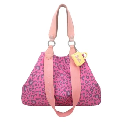 Afbeelding van Fritzi aus Preußen Schoudertas Izzy Medium Leo Silhouette Limited Barbie Shoulder Bag Fuchsia Roze