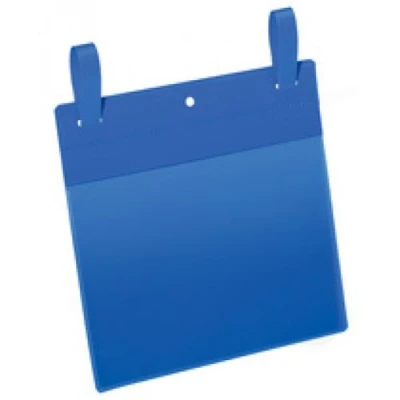 Image de durable pochettes avec languette pour casier en treillis, a5 noir