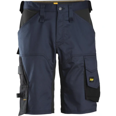 Afbeelding van Allroundwork, Stretch Loose Fit Korte Werkbroek,Donker Blauw Zwart (9504),052