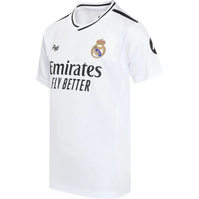 Afbeelding van Real Madrid Thuis Shirt Kids 24/25 Maat 128 Voetbalshirt Kinderen Voetbalkleding Sportkleding 100% Polyester Officiële Merchandise