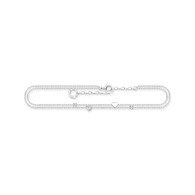 Afbeelding van Thomas Sabo Dames Armband 925 sterling Zilver Zirkonia One Size 88482549