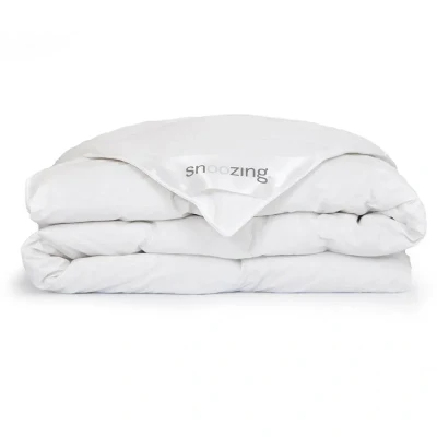 Afbeelding van Snoozing Mont Ventoux Dons Zomerdekbed Lits jumeaux 240x220 cm Wit