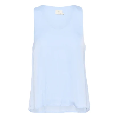 Afbeelding van Kaffe Allie Blouse, Dames, Maat: 34, Soft chambray