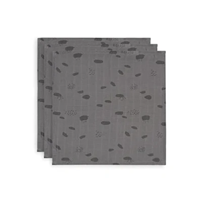 Afbeelding van Jollein Hydrofiel Monddoekje Spot Storm Grey 3 Stuks