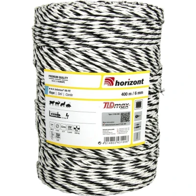 Afbeelding van Horizont Turbomax 400 M Elektrische Afrasteringsdraad Zilver 6 mm