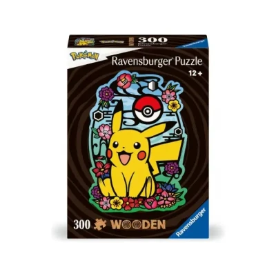 Afbeelding van Ravensburger houten puzzel Pokemon Pikachu Legpuzzel 300 stukjes