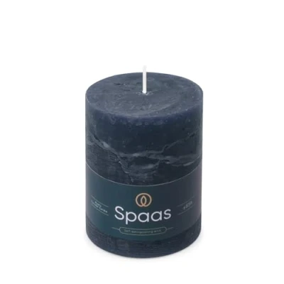 Afbeelding van Rustiek Kaars 80/110mm donkerblauw Spaas