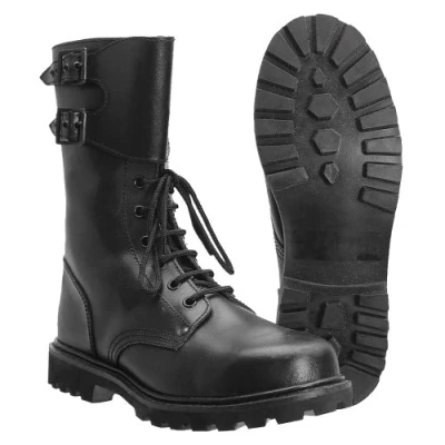 Afbeelding van Mil Tec tactische militaire laarzen 12808000 en laarzen, uniseks, zwart.