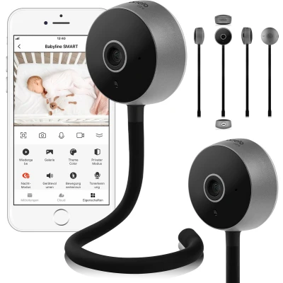 Afbeelding van Lionelo Babyphone SMART Intelligente babyfoon Overal installeren Bewegings en geluidsdetectie APP