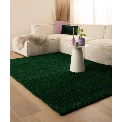 Afbeelding van Hoogpolig Vloerkleed Shaggy Trend Effen Jade 160x230 Cm