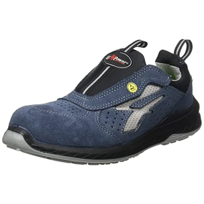 Afbeelding van Upower Mistral ESD S1p SRC, uniseks brand en veiligheidsschoen, zwart.