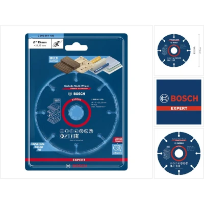 Afbeelding van Bosch Accessories EXPERT Carbide Multi Wheel 2608901188 Doorslijpschijf recht 115 mm 1 stuk(s)