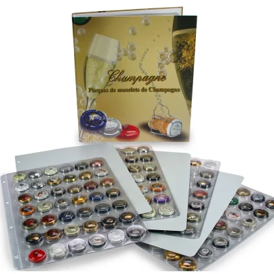 Afbeelding van Safe Safe, FC, Album (4 rings) geschikt voor Champagnecapsules incl. 4 bladen Designprint afm: 290x325x60 mm. per st.