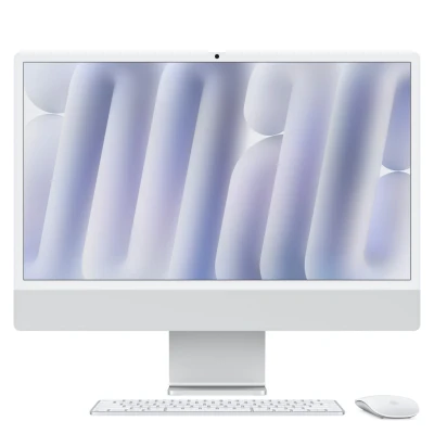 Afbeelding van Apple iMac 2024 M4 10 core CPU, GPU, 16GB RAM, 256GB SSD, Qwerty NL, Zilver