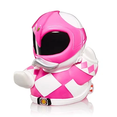 Afbeelding van TUBBZ Ranger roze vinyl rubberen eendenfiguur officieel Power Rangers product tv, films en videogames voor kinderen