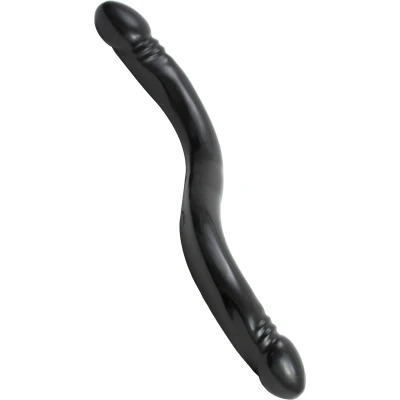 Afbeelding van Zwarte dubbele dildo XL