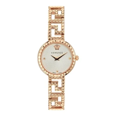 Afbeelding van Versace Greca Goddess VE7A00223 Horloge Staal Rosékleurig Ø 28 mm