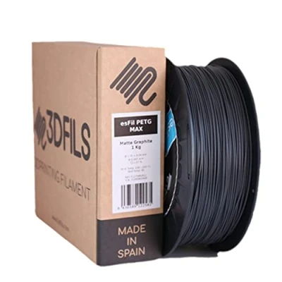 Afbeelding van 3DFILS PETG filament grafiet mat voor 3D printen (1,75 mm/1 kg, mat)