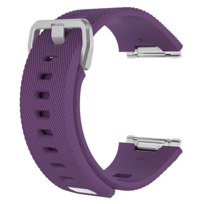 Afbeelding van Fitbit Ionic siliconen bandje met gesp Maat: Large paars