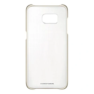 Afbeelding van Samsung S7 Edge Clear Cover Flipcase Gold