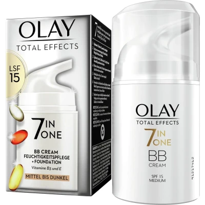 Afbeelding van Olay Total Effects 7 in 1 BB Cream Medium tot Donker SPF 15 50 ml
