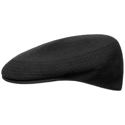 Afbeelding van Kangol Tropic Ventair 504 Softcap voor heren, zwart.